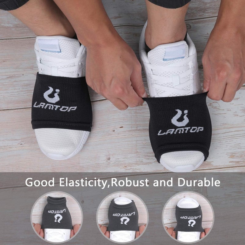 LAMANTOP Dance Shoe Socks on Smooth Floors Over Sneakers,Smooth Pivots and Turns to Dance on Wood Floors Protect Knees - Image 5